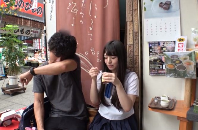 【レンタル彼女】レンタル彼女で見つけた激カワJKちゃんに生フェラしてもらったり甘々恋人プレイで癒される♡