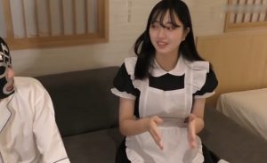 【美少女ハメ撮り】カメラ目線が可愛いコンカフェメイド風の素人美少女ちゃんがハメ撮りしちゃう♡可愛いアイドル級の顔と敏感ボディが最高にえっち♪